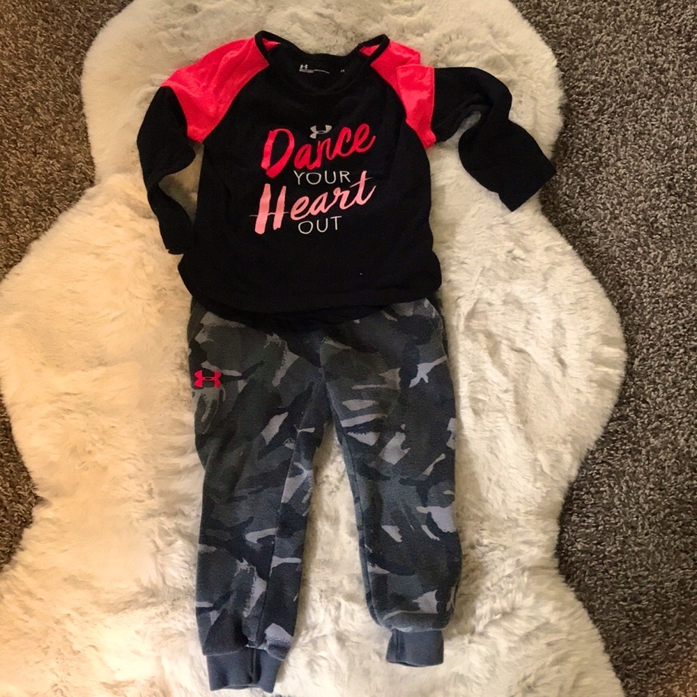 Under Armour outfit.